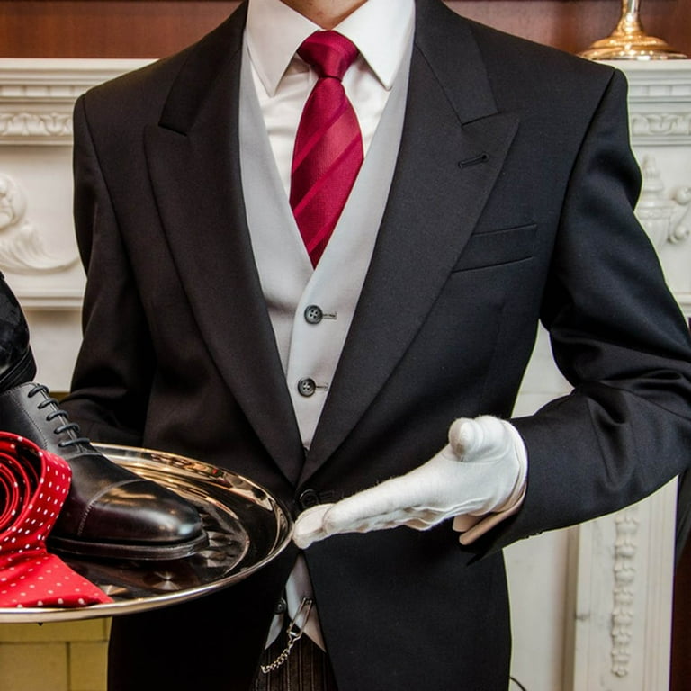 White Ceremonial Gloves White Gloves White Cotton Nylon Dress Gloves Suitable For Honor Guards Formal Tuxedos