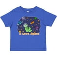 thumbnail image 3 of Inktastic I Love Space Cute Dinos and Planets Boys or Girls Toddler T-Shirt, 3 of 5