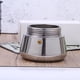 thumbnail image 3 of Cafetera de Acero Inoxidable para Café Expreso Moca, Capacidad de 2 a 9 Tazas, Diseño Duradero y Elegante, Perfecta para Preparar Café En Casa, Fácil de Usar, Ideal para Amantes Del Café, Ta, 3 of 7