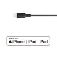 thumbnail image 3 of onn 3ft Lightning to USB Charging Cable, Soft Touch Material, MFI certified, Pink - Compatible with iPhone 14/13/12/11/X/XR/XS/8/7/6/5, iPad, Airpods and more, 3 of 6