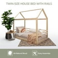 thumbnail image 4 of American Furniture Classics Twin Size House Bed on Raised Platform, 4 of 10