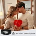 thumbnail image 6 of Father Day Gifts for My Man Boyfriend Husband Dad Grandpa Brother Son Him Men, Mens Cross Leather Braided Bracelet Mens Jewelry Birthday Gift Ideas for Men Valentines Christmas Gifts, 6 of 6