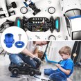 thumbnail image 5 of Uxcell Wheel Hex Hub Adapter with M4 Threaded Axle,12mm to 17mm for 1/10 RC Car Upgrade 1/8 Tires (Navy Blue), 5 of 6