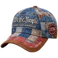 thumbnail image 4 of Lispipm Womens and Mens Fashion Baseball Cap USA 250 Year Anniversary Breathable Patriotic Hat for Outdoor Travel Blue, 4 of 5