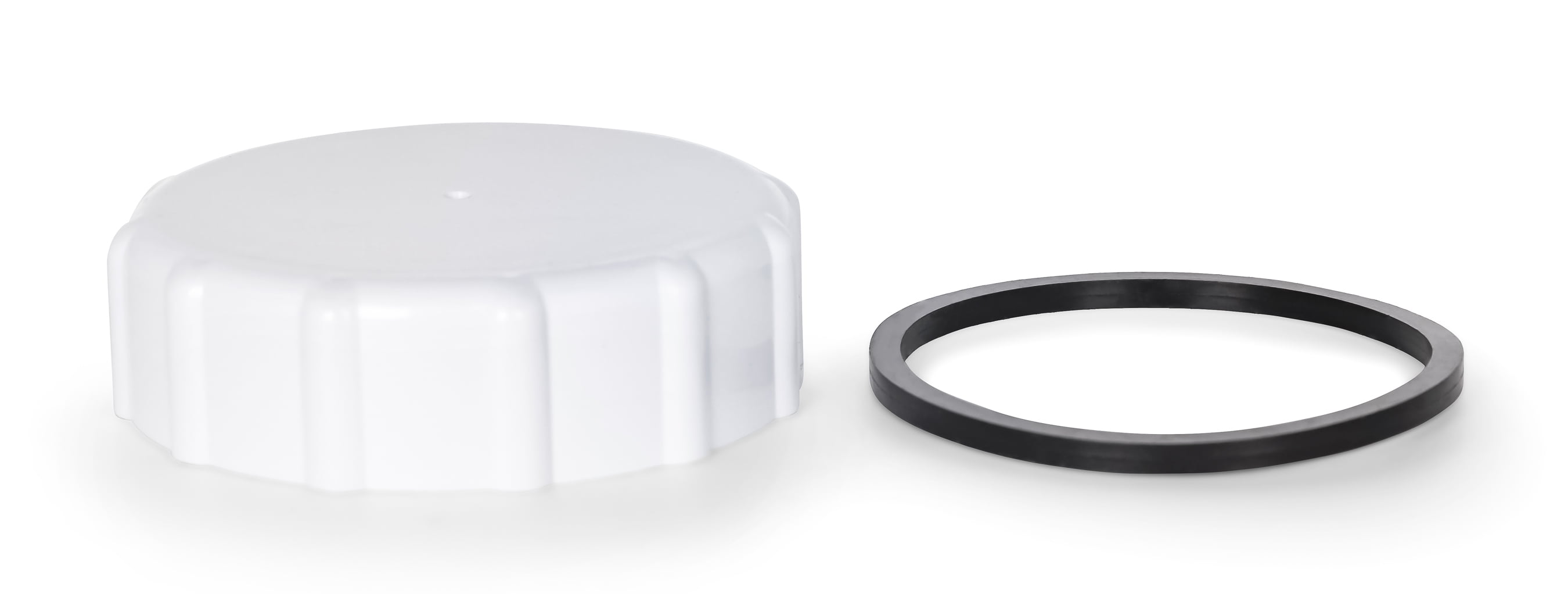 Camco Travel Toilet Replacement Fill Cap | Replacement Part for Camco's Portable Toilets | White (41532)