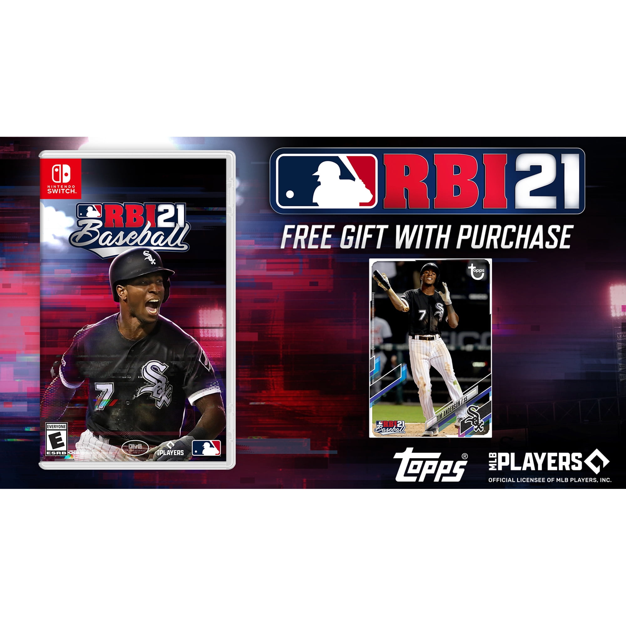 MLB RBI Baseball 21 with Bonus Topps Foil Card, Major League Baseball