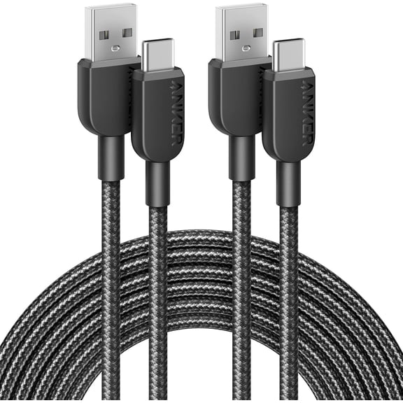 Anker Type C USB C Cable, [2 Pack, 10ft] 310 USB A to USB C Charger Cable