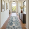 thumbnail image 2 of vfytbgnhj 8X10 Area Rugs for Living Room Bedroom Dining Room  Machine Washable Rug Floor Cover  Print Vintage Aesthetic Carpet  Low Pile Area Rug with Non Slip Rubber Backing  Blue, 2 of 7