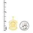thumbnail image 2 of 10k 10kt Yellow Gold Mens Jesus Religious Charm Pendant for Men, 2 of 3