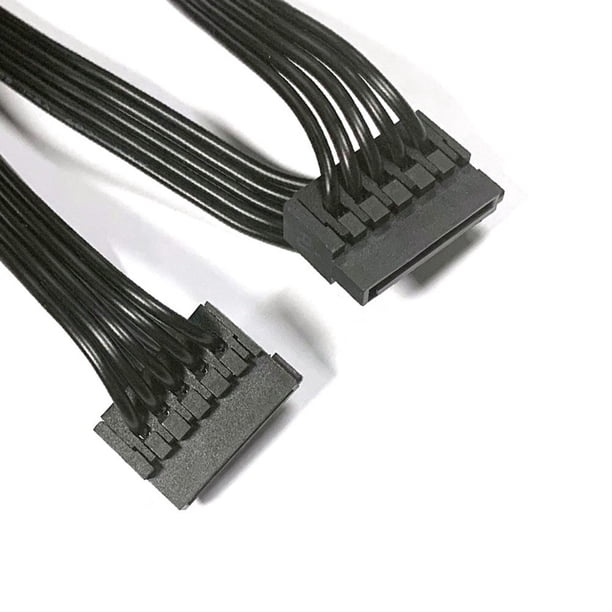 SATA 15 Pin 1 to 5 Hard Drive Power Supply Splitter Cable Cord for PC Sever Sywqhk Para estrenar
