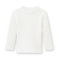 thumbnail image 1 of ContiKids Fall Winter Baby Toddler Girls Ruffle Mock Neck T-Shirts Little Girls Pullover Sweater Knitted Top Shirt White 3-4 Years, 1 of 5