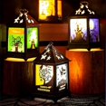 thumbnail image 5 of Halloween Decoration Castle Pumpkin Lantern Vintage Candle Lamp Hanging Wind Light Halloween Party Supplies Props, 5 of 5