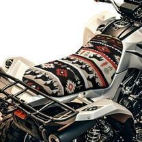 Uorisanigo ATV Seat Covers for Polaris Sportsman FourTrax Can-Am ATV Kawasaki Arctic Cat CFMOTO, Accessories for Sportsman Aztec African Tribal Horse Seat Cover Replacement