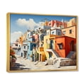 thumbnail image 2 of Designart "Colorful Casas This is Mexico s Vibrancy V" Mexico Floater Framed Wall Art Print, 2 of 7