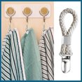 thumbnail image 2 of Yuarrent Pinza para toallas, perchero para ropa, abrazadera para ropa sucia, mano de obra fina de algodón, abrazaderas colgantes de Metal para baño, Almacenamiento y organización del hogar Tipo 1 Yuarrent HA083630-01, 2 of 6