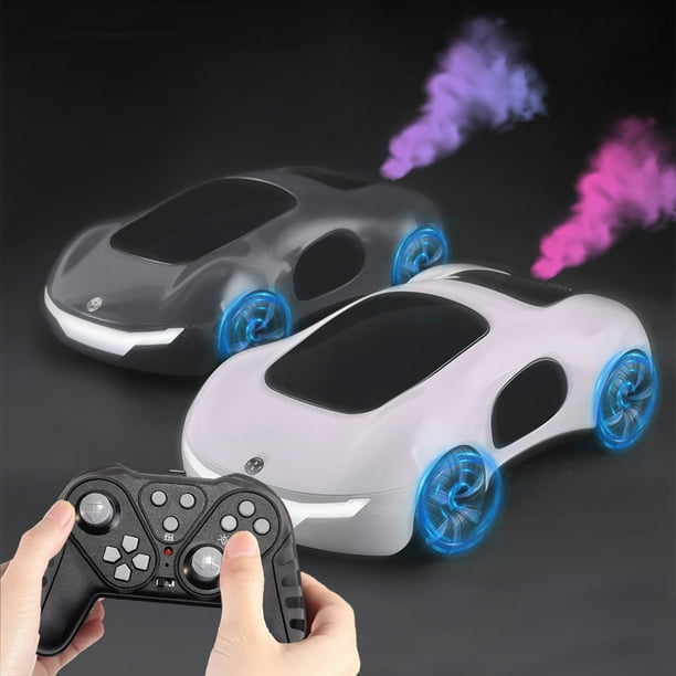 Fiudx Liquidación De Ofertas Flash Coche De Control Remoto De Gestos, Coche Genial De Acrobacias, Coche Iluminado Con Doble Pulverización, Coche De Control Remoto De Juguete, Regalo Para Niños