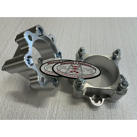 Yamaha Rear Wheel Spacers 2" Thick, 4/115mm: 700R 660R YFZ 450 Warrior Banshee Raptor