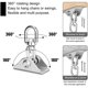 thumbnail image 4 of Gancho Para Colgar Hamaca Giratorio De 360, Soporte De Carga De Acero Inoxidable De 1200 Lb, Para Gimnasio De Yoga, 4 of 7