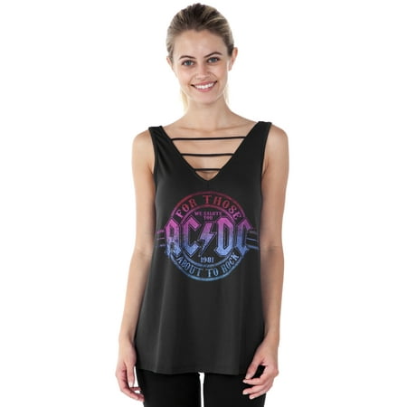Women's AC/DC For Those About to Rock V-Neck Tank
