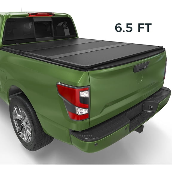 6.5ft FRP Hard Tri-Fold Tonneau Cover Truck Bed for 2014-2021 Toyota Tundra