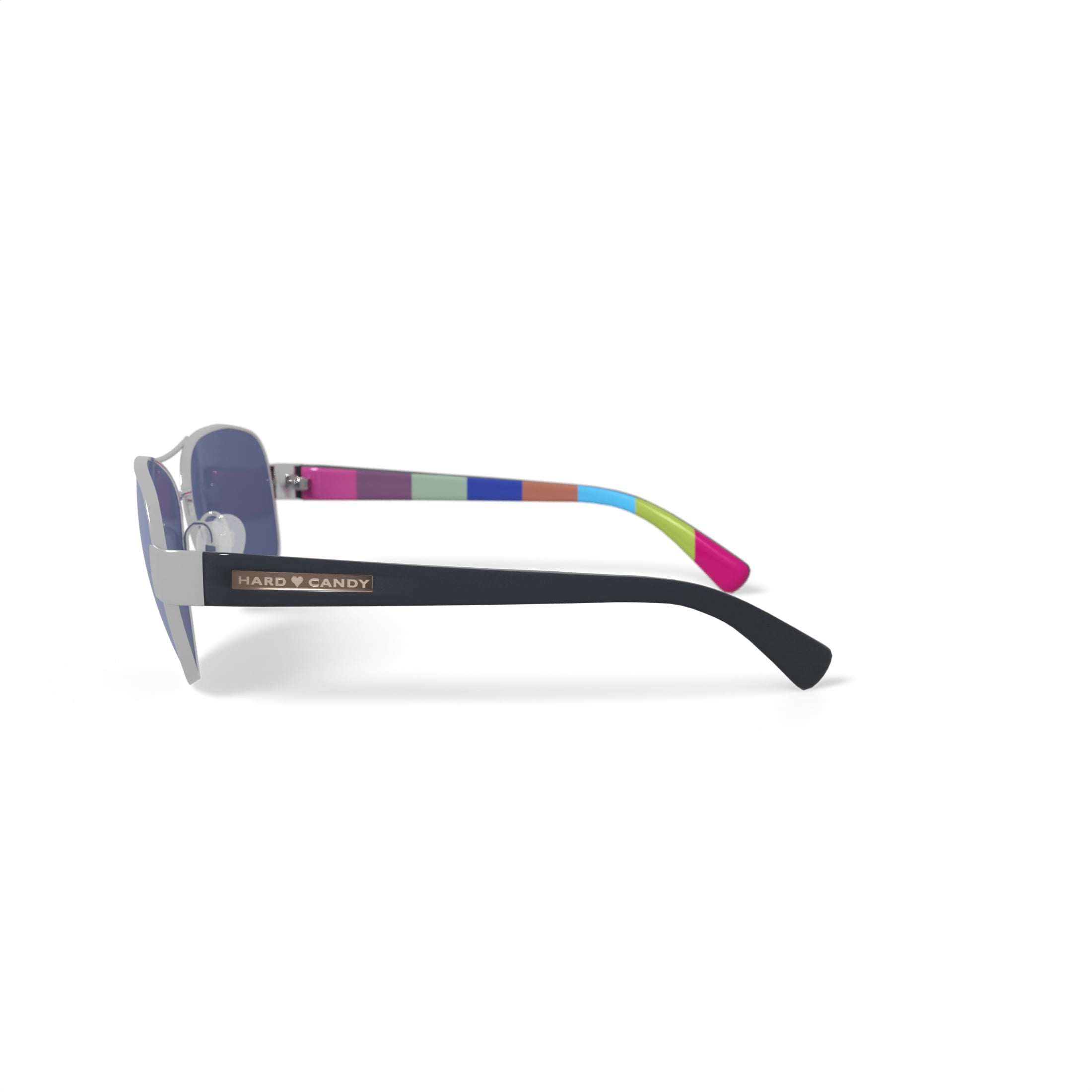 Hard Candy Womens Polarized Rx'able Sunglasses, Hs02P, Gold, 59-13-136, with Case