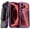 Wine, variant on Designed for iPhone 18 Pro Case with Belt Clip Holster - Wine