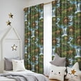 thumbnail image 5 of Blackout Kids Curtains,Colorful Dinosaurs Waterfall Landscape Pattern Childrens Insulated Curtains Set Of 2,Bedroom Essentials,Toddler Room Decor 52"x84", 5 of 5