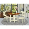 thumbnail image 4 of East West Furniture Sudbury 3-piece Dining Set with Cushion Chairs in Cherry, 4 of 4