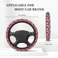 thumbnail image 5 of Fotbe Leaves And Flowers for Steering Wheel Cover Universal 15 in Car Accessories for Men Women,Steering Wheel Protector Comfortable Protective Case for SUV Sedan Decor, 5 of 8