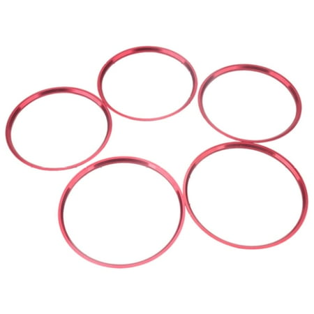 

5-Piece Outlet s Car cover decoration Decoration Vehicle Parts Interior Accessories Air Conditir Replace Parts Red Fits for CLA/GLA