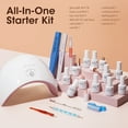 thumbnail image 4 of Gellen Gel Nail Polish Starter Kit with UV Lamp, 10 Colors Chocolate Nude Color Gel Polish with 36W Nail Lamp Top & Base Coat Nail Tools Manicure Set, All-In-One Gel Nail Polish Kit, 4 of 8