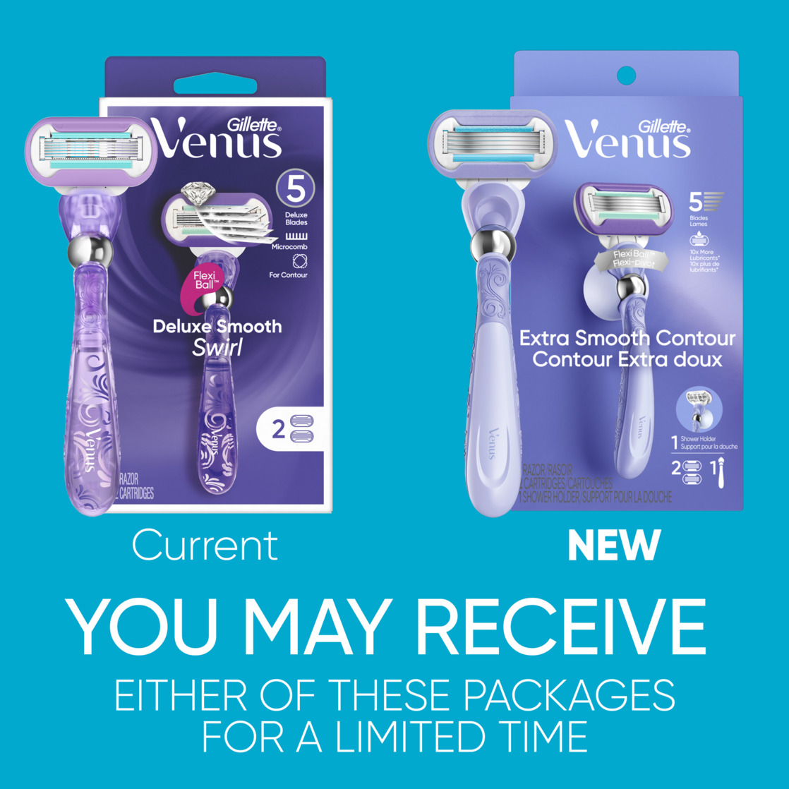Venus Deluxe Smooth Swirl Women's Razor with 2 Refills photo 2