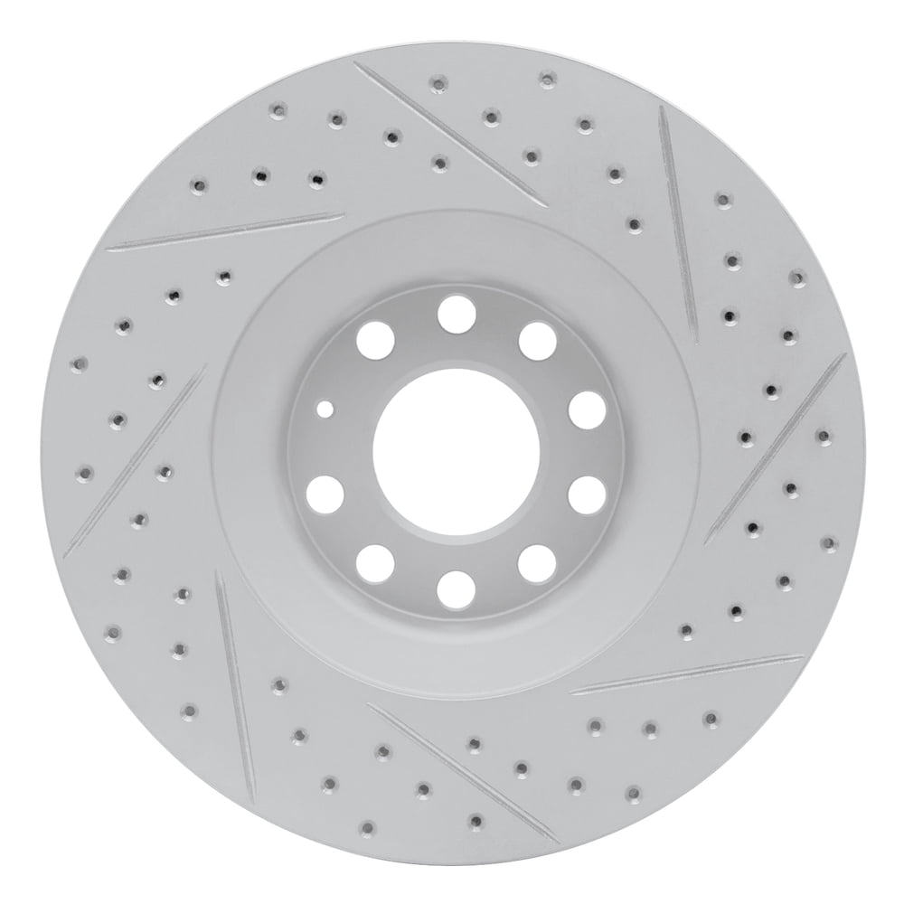 Dynamic Friction Company 830-73036L DFC Geoperformance Rotor - Drilled and Slotted