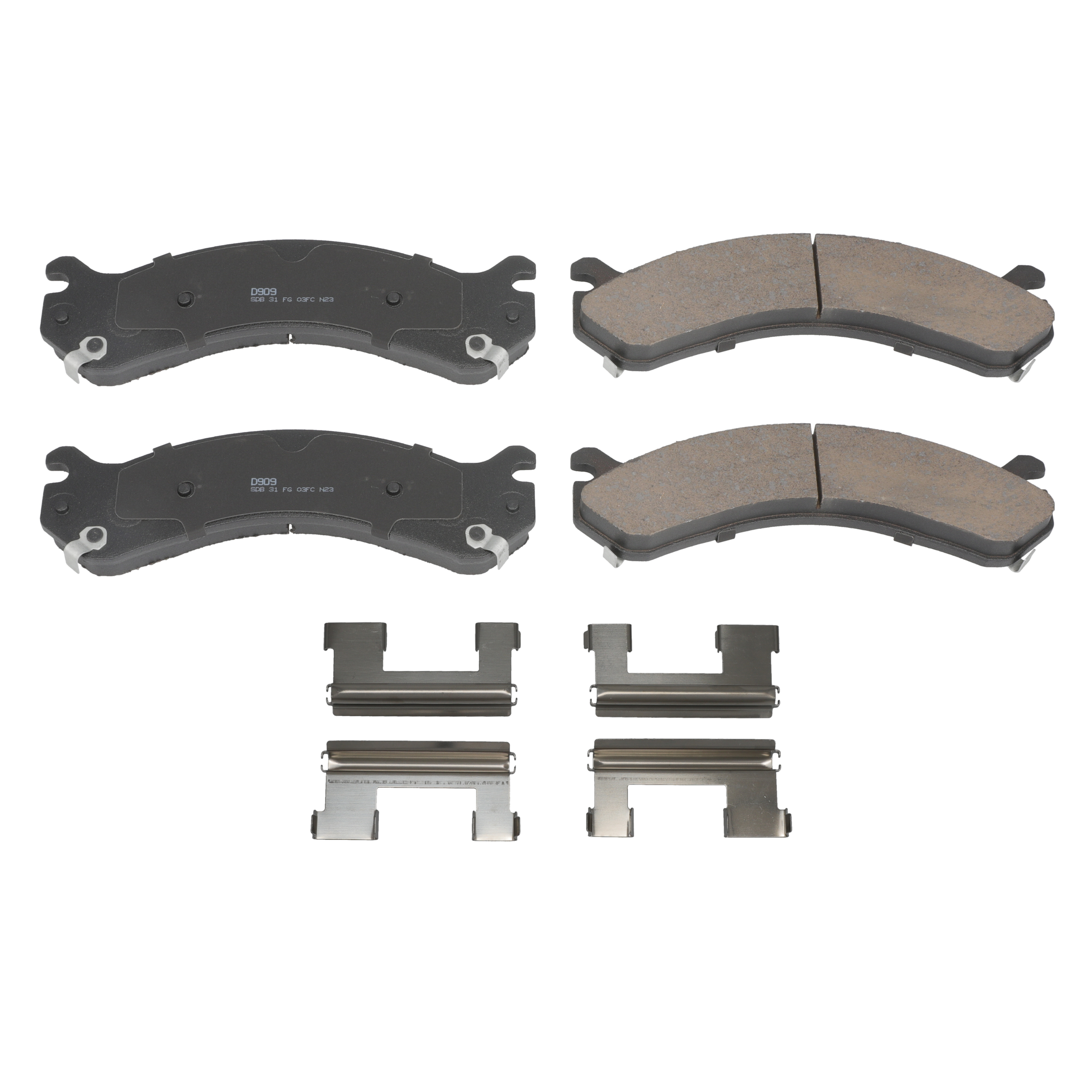 Winstop Brake Pad Set, Front WS.0909.0.C, Chevrolet Silverado 3500 2006-2001