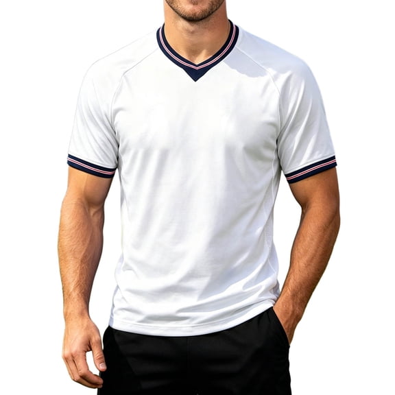 WC26 Soccer Fan Short Sleeve , V-Neck Summer Breathable Sportswear S-5XL
