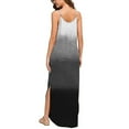 thumbnail image 4 of Npasoilc Summer Dresses For Women 2024 Long Dress Sleeveless Casual Loose V-Neck Strappy Split Beach Dresses Cover Up Long Cami Maxi Dresses Sundress With Pockets, 4 of 6