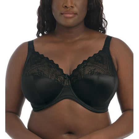 

Women s Goddess Best GD700105 Cassie Full Coverage Side Support Underwire Bra (Black 44H)