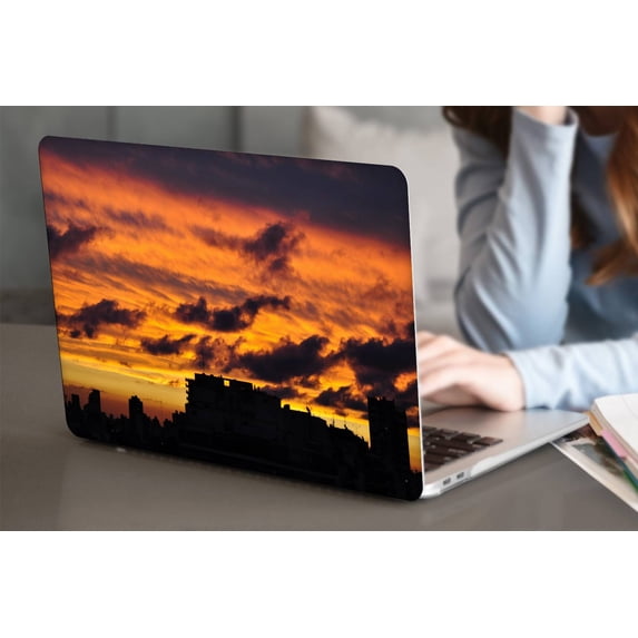 KSK KAISHEK Hard Shell Cover Only for New MacBook Air 13 inchs with Touch ID USB Type-C Model: A1932/A2179/A2337 m1 (Red series 0463)