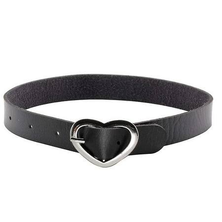 MILAKOO Gothic Choker nero punte rivetti collare catena punk Collana in pelle regolabile