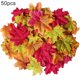 thumbnail image 1 of Gwong Decoración hogareña 50 unids de hojas de arce lifelike artificial de la boda de Halloween Party Scrapbook Decor Gwong 21050168, 1 of 7