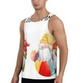 thumbnail image 2 of Logiee Summer Gnome Print Men's Workout Tank Top,Quick Dry Workout Tank Top,Gym Muscle Tee,Fitness Bodybuilding Sleeveless T Shirt-Small, 2 of 7