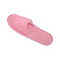 thumbnail image 5 of Unique Bargains 1 Pair Disposable Slippers Foldable Open-Toed Linen Slippers Hotel Slippers for Family Pink, 5 of 5