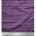 thumbnail image 1 of Soimoi Polyester Crepe Fabric Floral Block Print Fabric by The Yard 52 Inch Wide, 1 of 3