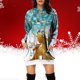 thumbnail image 2 of Vestidos de Navidad Para Mujer Moda Casual Manga Corta Cuello Redondo Sólido Ahueca Hacia Fuera Maxi Vestido Largo Suelto Odeerbi ODB198816, 2 of 5