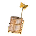 thumbnail image 2 of Coffee Spoon Storage Rack Flatware Organizer for Living Room Restaurant Cafe Gold Gold Textured Cup, 2 of 8