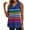 Navy B, variant on Enjoytime Womens Summer Tops Striped V-Neck Sleeveless Tank Top Boho Beach Vacation Casual Plus Size Shirts