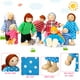 thumbnail image 3 of Juego de casas de muñecas de madera Skylety Pretty Style con 10 figuras, 3 of 7
