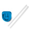 thumbnail image 3 of Straw Cap for YETI Yonder Bottle Color Matched Big Wave Blue, 3 of 6