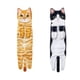 thumbnail image 1 of 2 toallas de mano divertidas con diseño de gato de dibujos animados, paños absorbentes decorativos para la cocina Estilo A C, 1 of 9