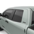 thumbnail image 2 of Egr 575091 Slimline In Channel Window Visors44; 4 Piece Fits select: 2008-2012 TOYOTA TUNDRA, 2007 TOYOTA TUNDRA CREWMAX SR5, 2 of 5